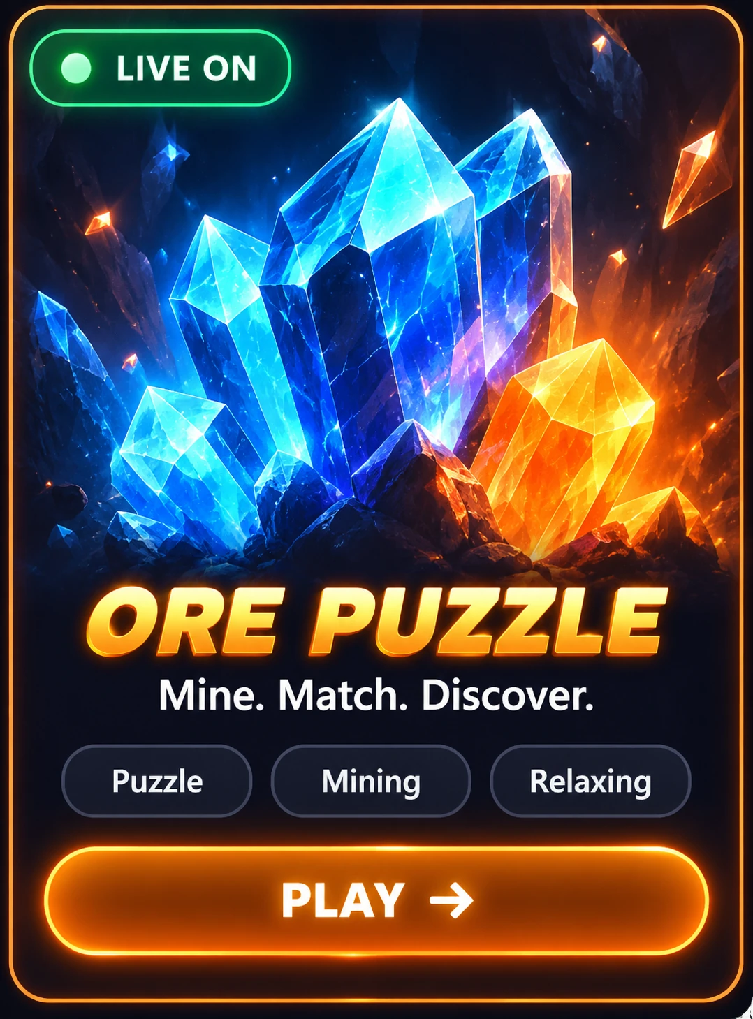 ORE PUZZLE — Mine. Match. Discover. 